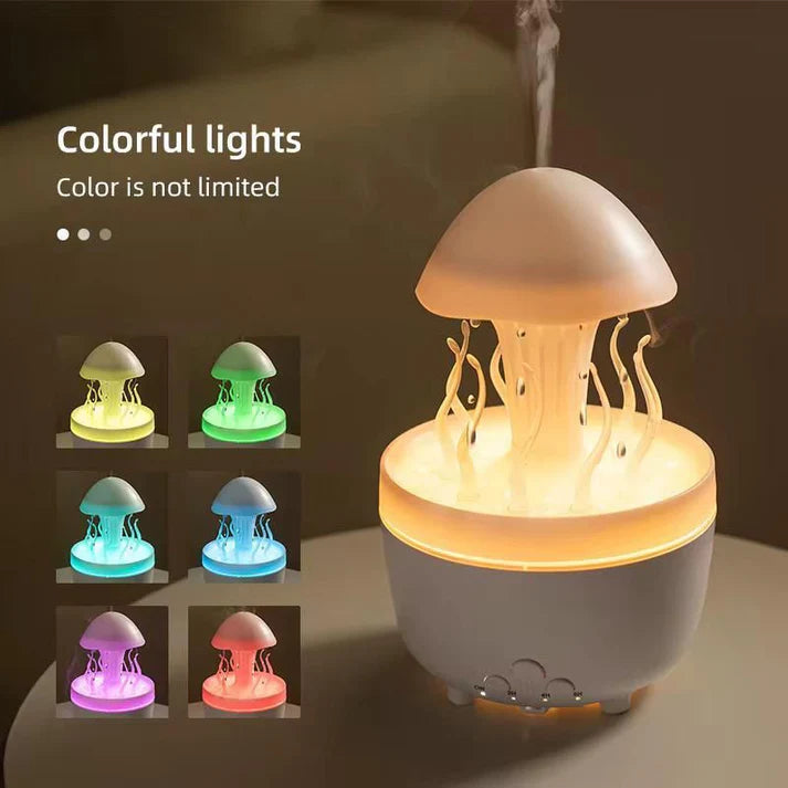 Colorful Raindrop Humidifier – Cool Mist LED Aroma Diffuser